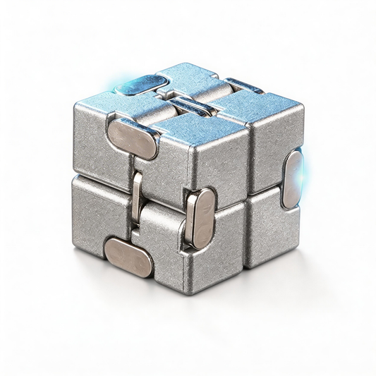 Premium Silver Infinity Cube